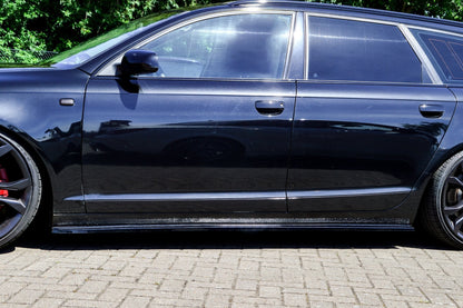 CUP Seitenschwellersatz Audi A6 4F Bj.: 2004-2011 Carbon