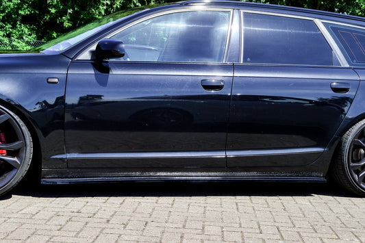 CUP Seitenschwellersatz Audi A6 4F Bj.: 2004-2011 Carbon