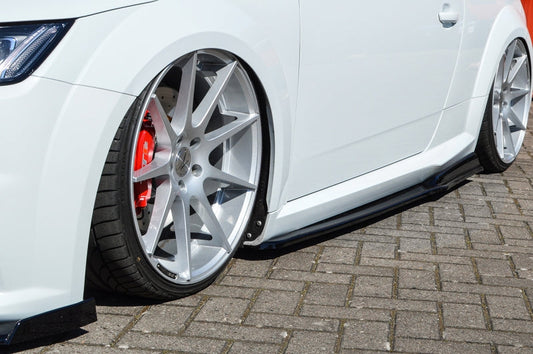 CUP Seitenschweller Wing Audi TT 8S, S-Line Bj.: 2014-2018 Schwarz Matt