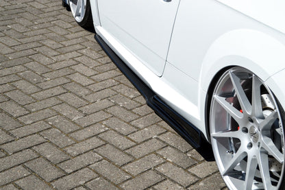 CUP Seitenschweller Wing Audi TT 8S, S-Line Bj.: 2014-2018 Schwarz Matt