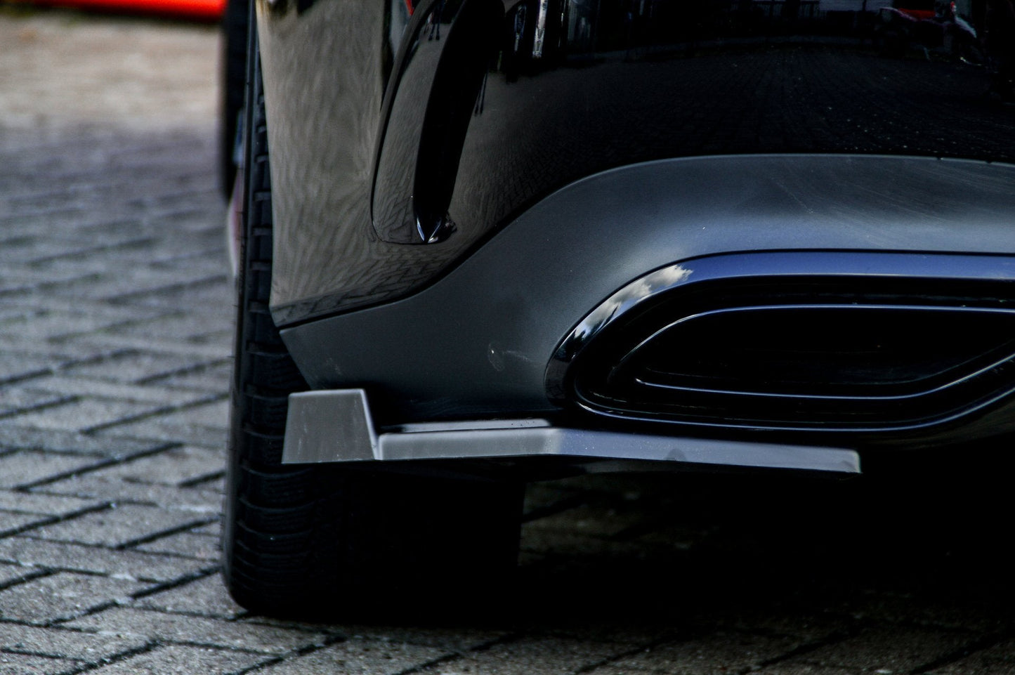 Heckansatz Seitenteile ABS Mercedes Benz CLA X118 Shootingbrake Carbon