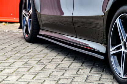 CUP Seitenschwellersatz ABS Mercedes Benz CLA X118 Shootingbrake Carbon