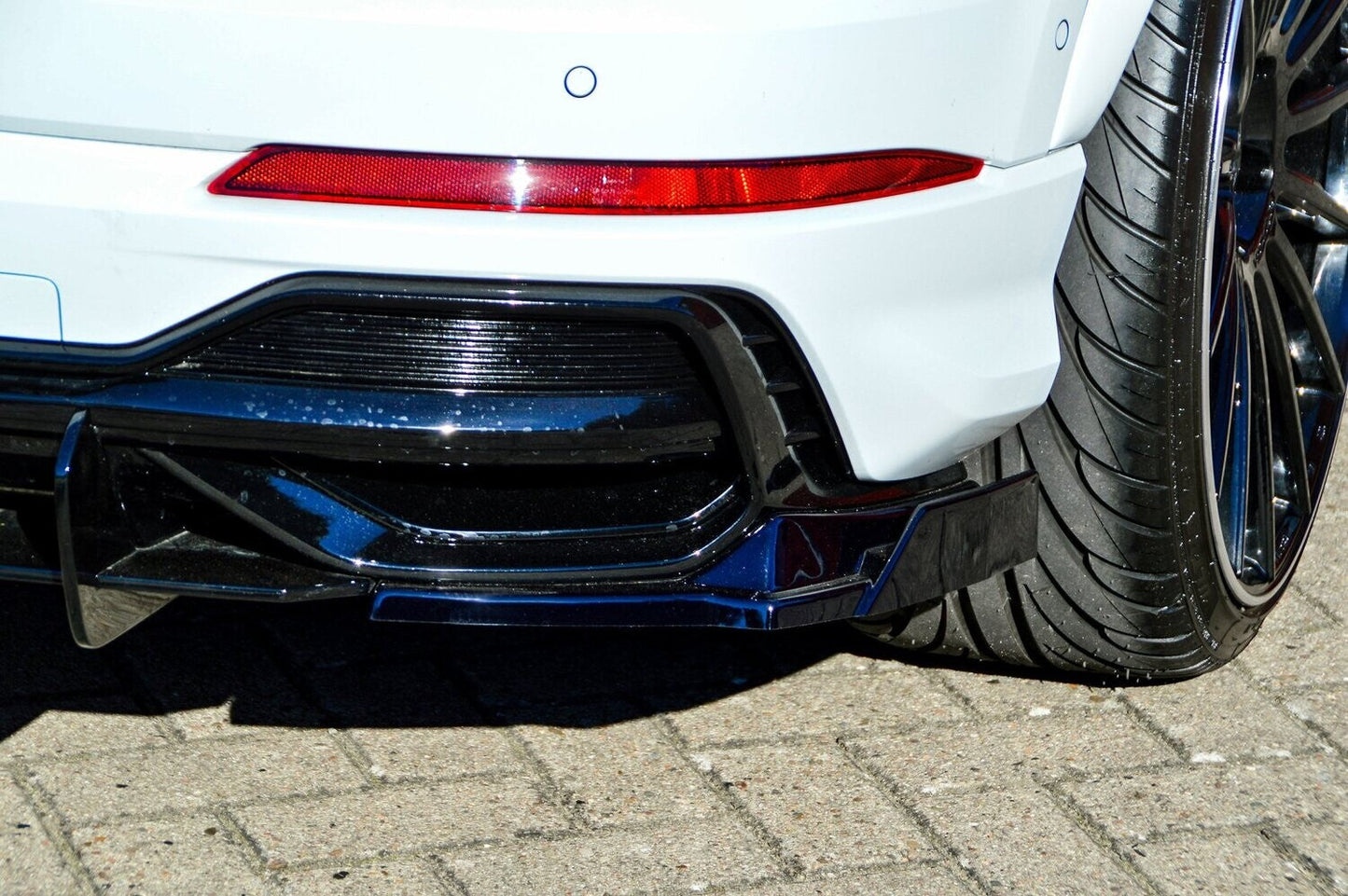 Heckansatz Seitenteile ABS Audi Q3, Typ F3 ab Bj.: 2018- Carbon