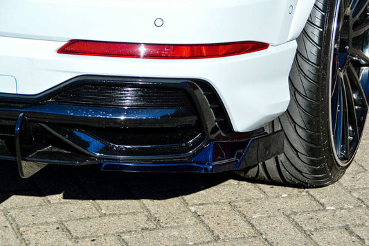 Heckansatz Seitenteile ABS Audi Q3, Typ F3 ab Bj.: 2018- Carbon