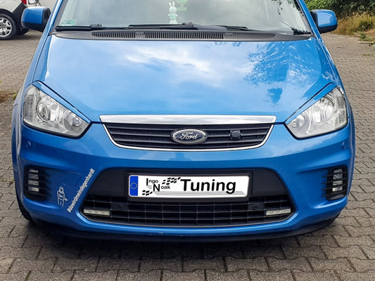 Scheinwerferblenden Ford C-Max, C214 Bj.: 2007-2010 Schwarz Matt