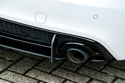 Gefräster Heckansatz Audi A5 / B8 S-Line Bj.:2011-2017 Schwarz Matt