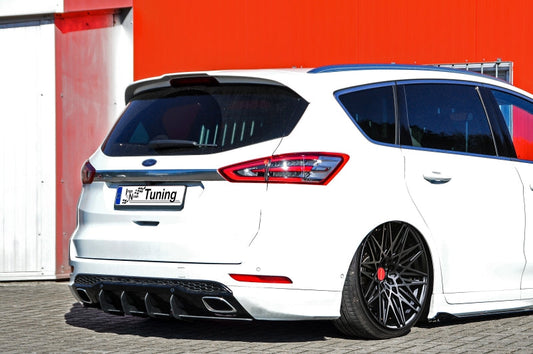 Gefräster Heckansatz Ford S-Max 2 Bj.: 2015-2019 Schwarz Matt