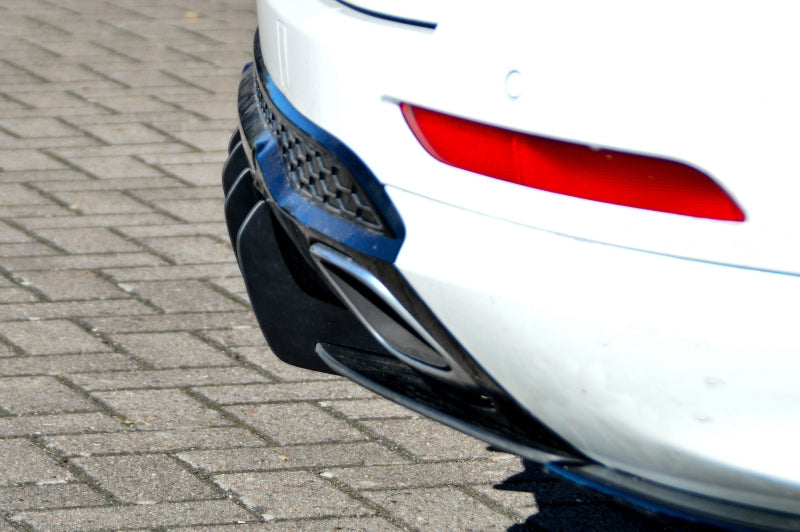 Gefräster Heckansatz Ford S-Max 2 Bj.: 2015-2019 Schwarz Matt