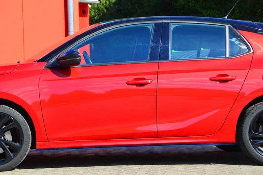 Seitenschwellersatz ABS Opel Corsa F ab Bj.: 2019- Carbon