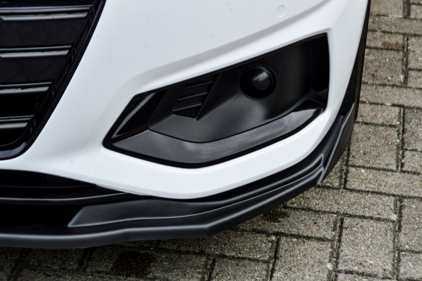 CUP Frontspoilerlippe ABS mit Seitenwing Audi A4 Facelift, B9 8W Carbon
