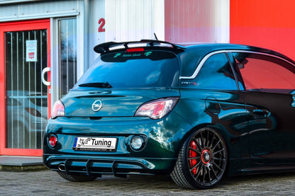 Gefräster Heckansatz Opel Adam S, + OPC Line ab Bj.: 2015- Schwarz Matt