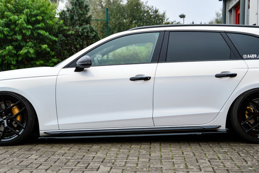 Seitenschwellersatz ABS Audi A4 B9 ab Bj.:2015-2019 Carbon