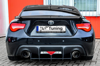 Gefräster Heckansatz Toyota GT86, ZN Bj.: 2012-2017 Schwarz Matt