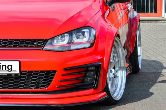 Kotflügel Verbreiterungssatz Volkswagen Golf 7 GTI + GTD Typ AU Carbon