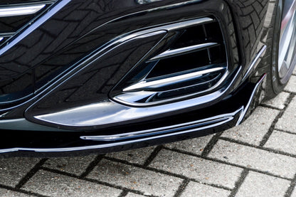 CUP Frontspoilerlippe mit Seitenwing Volkswagen Arteon R-Line inkl.Shooting Break Schwarz Matt