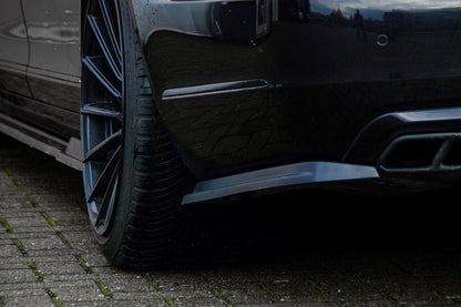 Heckansatz Seitenteile ABS Mercedes Benz S-Klasse, V221 Schwarz Matt