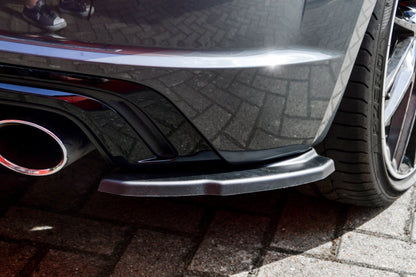 Heckansatz L/R Audi TTS, 8J-FV/8S Facelift ab Bj.: 9/2018- Schwarz Matt