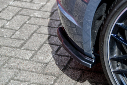 Heckansatz L/R Audi TTS, 8J-FV/8S Facelift ab Bj.: 9/2018- Schwarz Matt