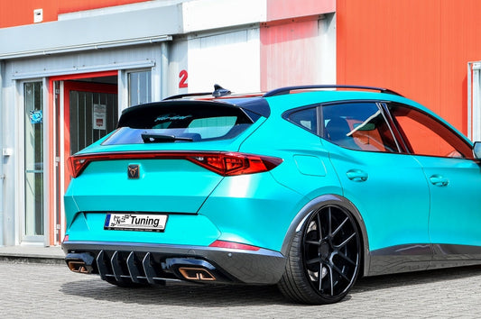 Gefräster Heckansatz Cupra Formentor ab Bj.: 2020- Schwarz Matt