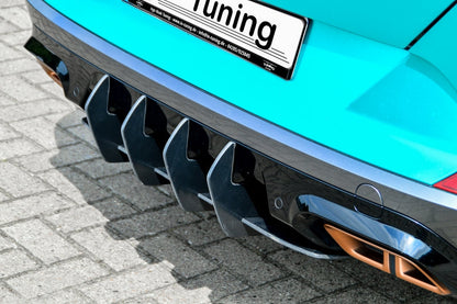 Gefräster Heckansatz Cupra Formentor ab Bj.: 2020- Schwarz Matt