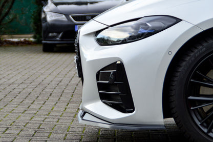 CUP Frontspoilerlippe ABS BMW 4er, G22 + G23 ab Bj.: 2020- Schwarz Matt
