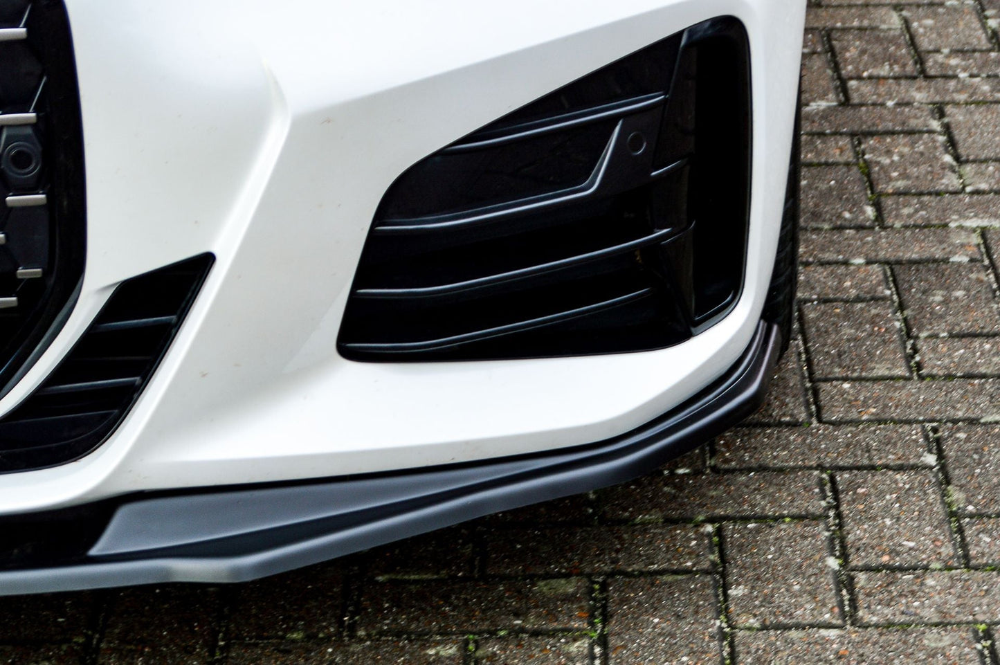 CUP Frontspoilerlippe ABS BMW 4er, G22 + G23 ab Bj.: 2020- Schwarz Matt
