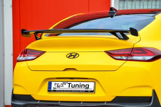 Heckspoiler mit Seitenflaps Hyundai i30 Fastback N-Line Schwarz Matt