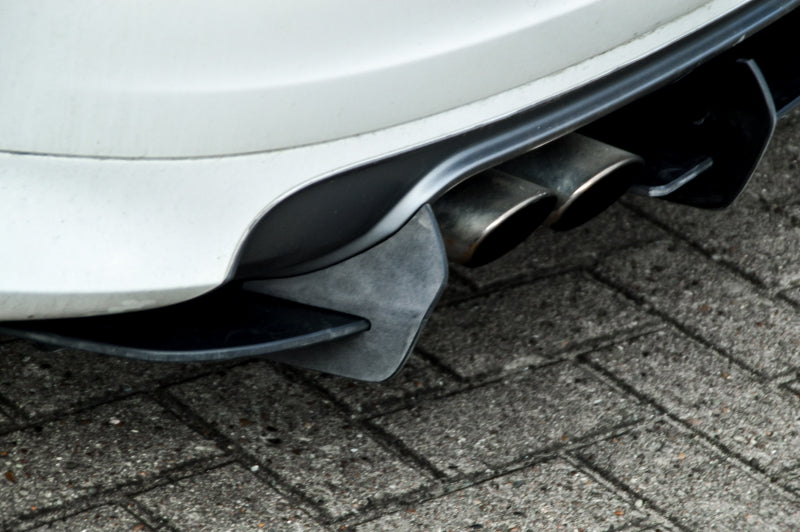 Gefräster Heckansatz Audi S3, Typ 8P, S3 Sportback 8PA Schwarz Matt