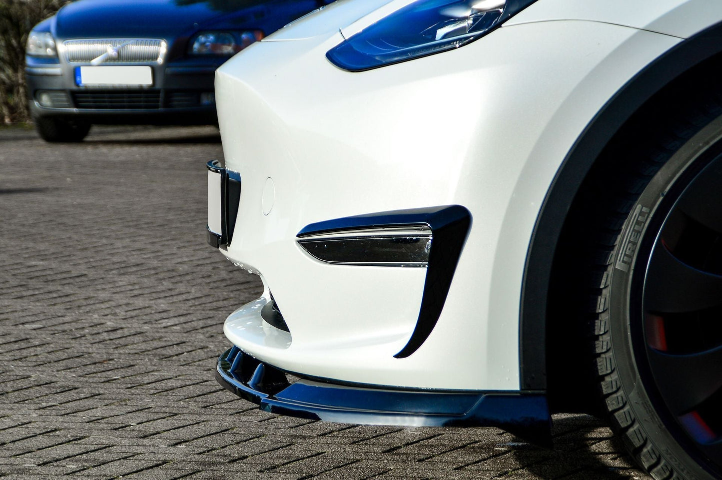 CUP Frontspoilerlippe ABS Tesla Model Y Bj.:2020- Carbon