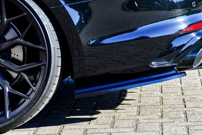 Heckansatz Seitenteile ABS Audi RS5 B9, F5 Bj.: 2017-2020 Schwarz Glanz