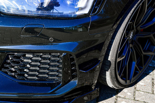 Seitenflaps ABS Audi RS5 B9, F5 Bj.: 2017-2020 Schwarz Matt