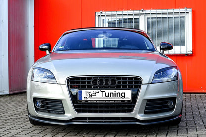 CUP Frontspoilerlippe ABS Audi TT 8J S-Line Ab Bj.: 2006-2014 Schwarz Glanz
