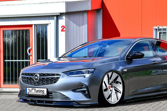 CUP Frontspoilerlippe ABS Opel Insignia B, Facelift, OPC-Line Schwarz Glanz