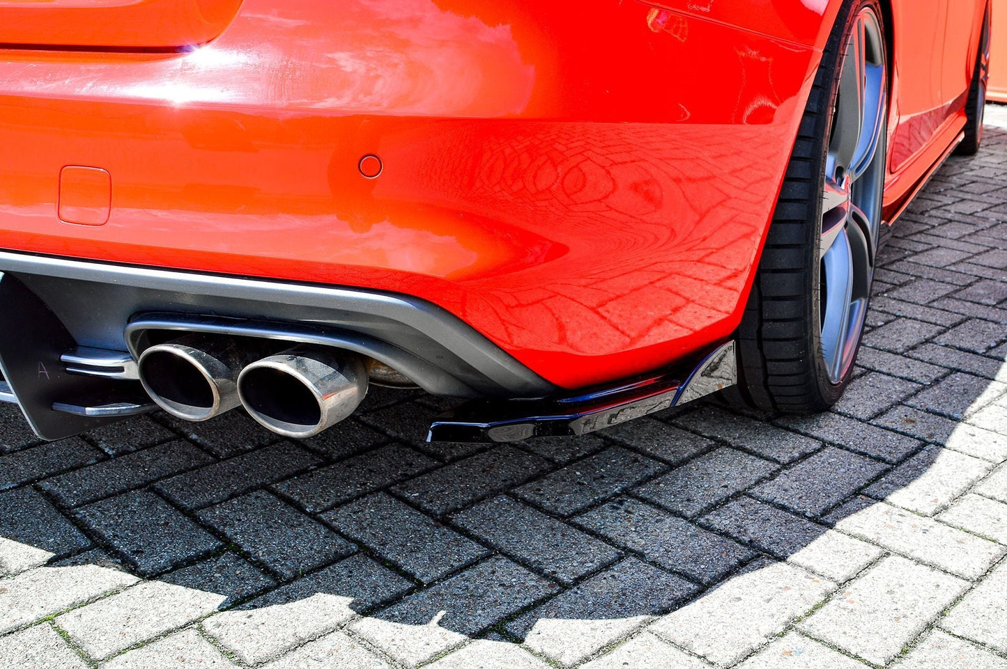 Heckansatz Seitenteile ABS Audi S4, B8 Bj.:2011-2015 Carbon