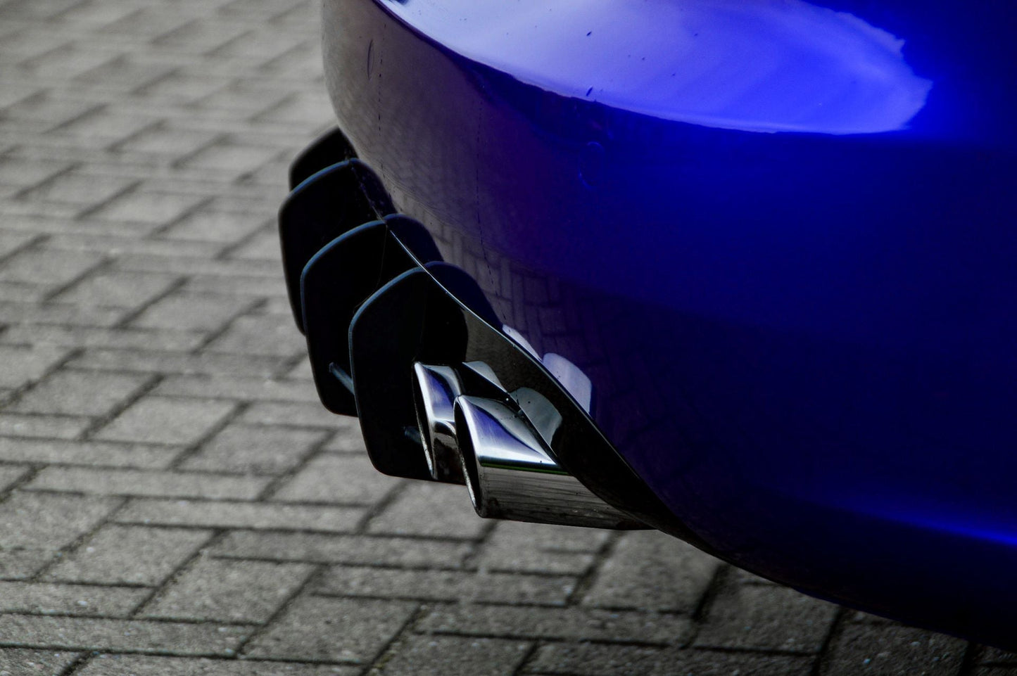 Gefräster Heckansatz Audi S4 / B7 Bj.:2004-2009 Schwarz Matt