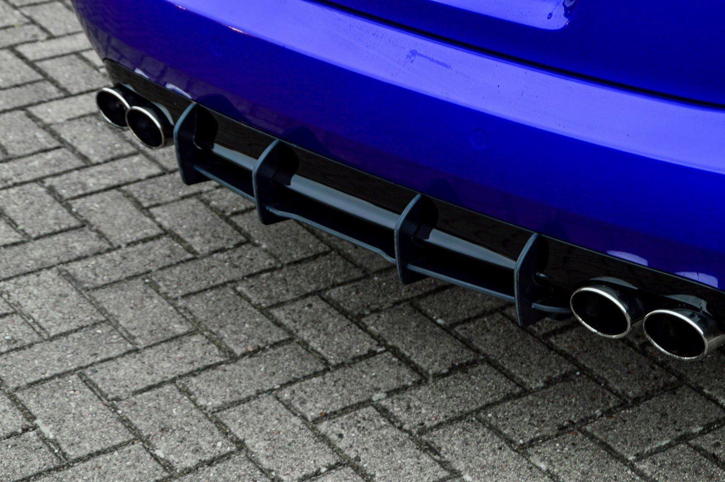 Gefräster Heckansatz Audi S4 / B7 Bj.:2004-2009 Schwarz Matt