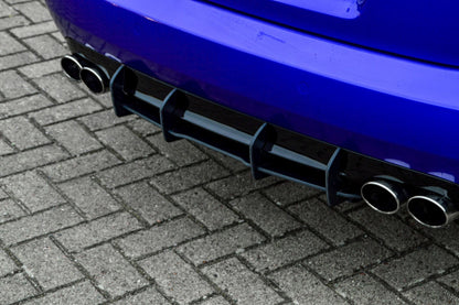 Gefräster Heckansatz Audi S4 / B7 Bj.:2004-2009 Schwarz Matt