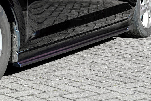 Seitenschwellersatz mit Wing Volkswagen Polo 6 , 2G/AW Schwarz Matt