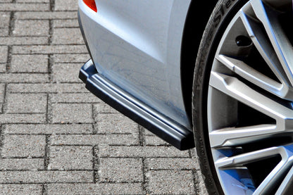 Heckansatz Seitenteile ABS Audi A4 B9 Bj.:06/2018-05/2019 Schwarz Matt