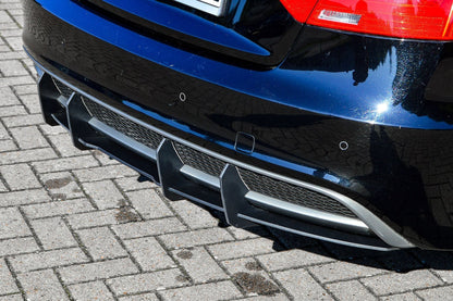 Gefräster Heckansatz Audi A5 / B8 S-Line Bj.:2011-2017 Schwarz Matt
