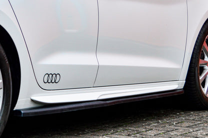 CUP Seitenschwellersatz mit Wing hinten Audi A1 (GB) ab Bj.2018- Carbon