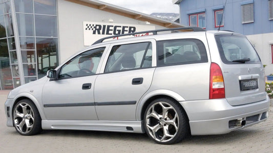 Rieger Seitenschweller SET Opel Astra G ABS Lufteinlass Gitter R 00051119 / L 00051118
