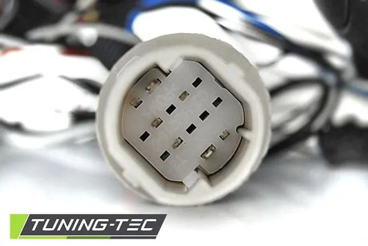 Tuning-Tec LED Angel Eyes Scheinwerfer für Fiat Grande Punto 05-08 schwarz