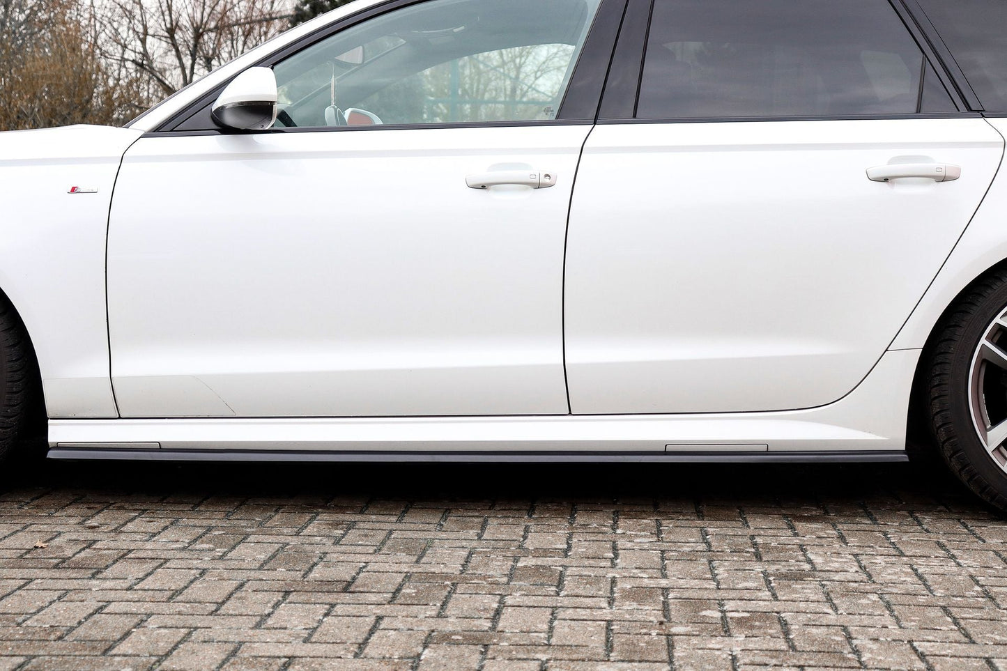 Seitenschwellersatz ABS Audi A6 4G C7 ab Bj.: 2014- Carbon