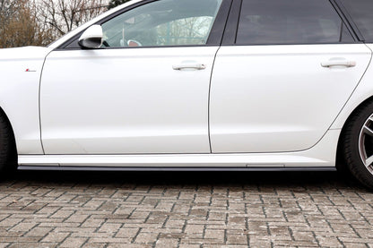 Seitenschwellersatz ABS Audi A6 4G C7 ab Bj.: 2014- Carbon
