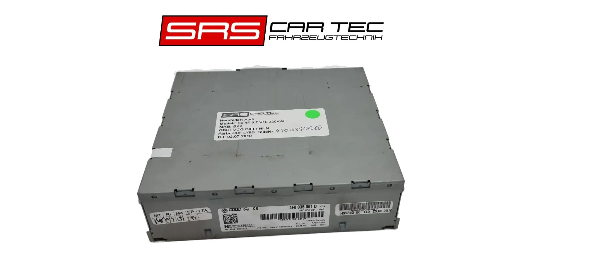 Audi A6 4F A5 8T Steuergerät Navigation Radio Empfang Empfangsgerät 4F0035061D