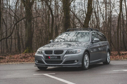 Maxton Front Ansatz V.2 für BMW 3er E90/E91 Facelift 08-12 schwarz matt