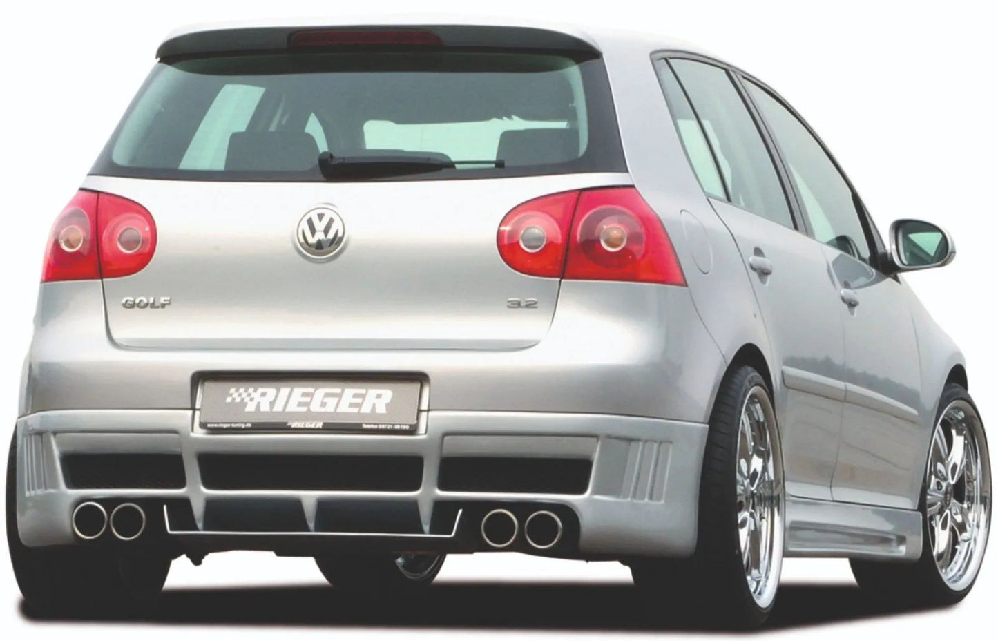 VW Golf 5 Rieger Diffusor 00059314 für Heckschürzenansatz 59326/7/8 ABS