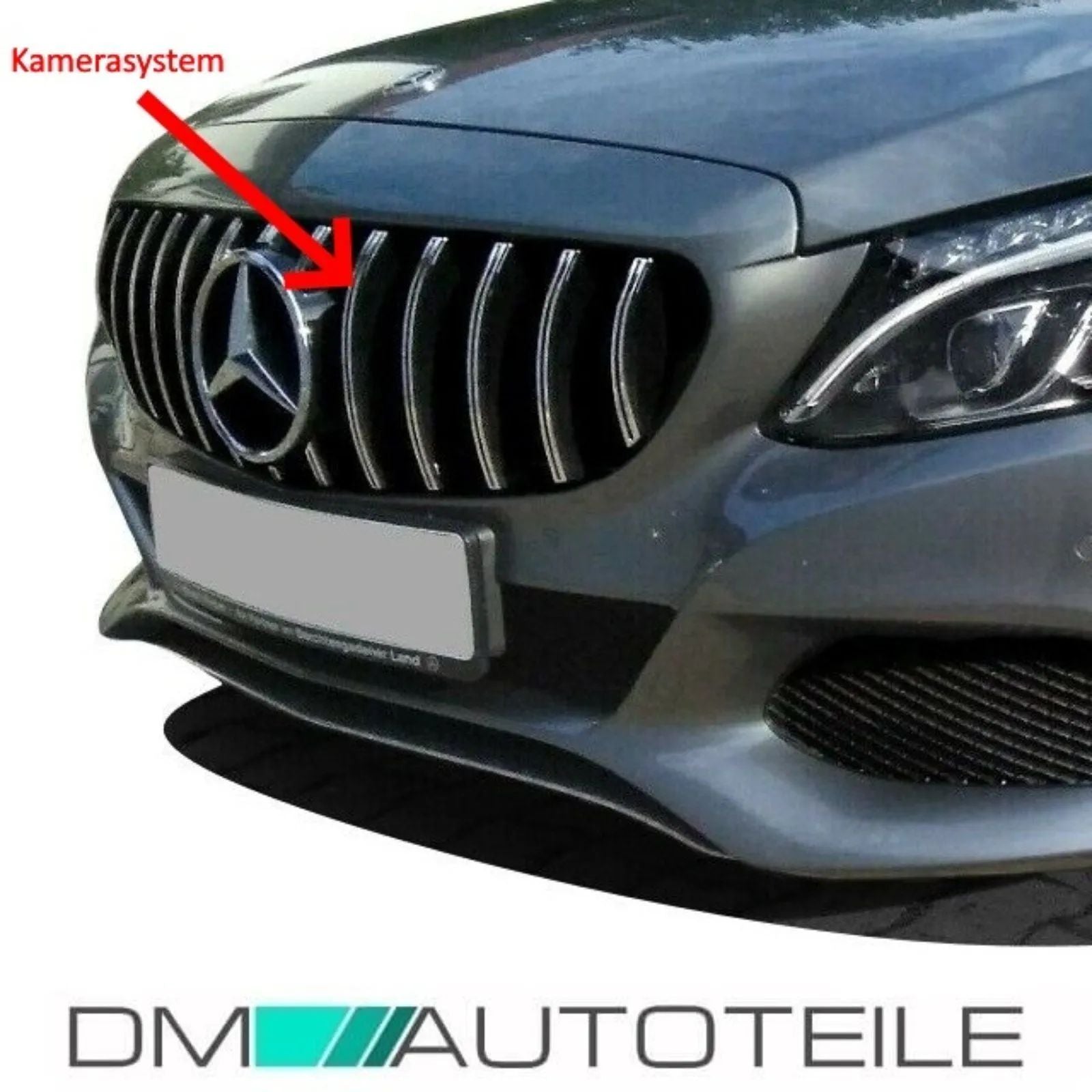 Sport-Panamerica GT Kühlergrill Mercedes C-Klasse W205 14-18 360°