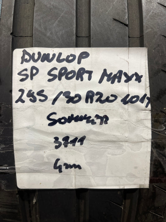 2x Dunlop SP Sport Maxx 295/30ZR20 101Y Sommerreifen